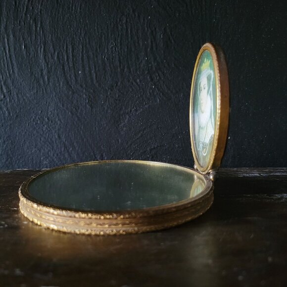 Antique Victoria Plateau with Attached Frame, Mary Queen of Scots Portrait - Picture 7 of 8